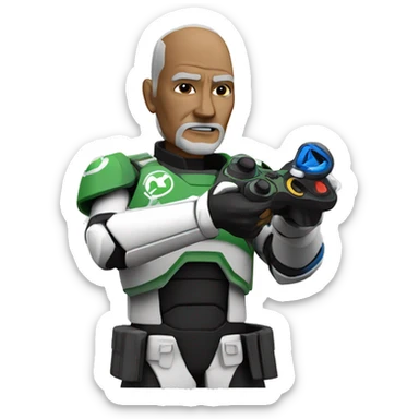 Xbox controller plus captain Rex sticker