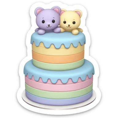 JELLYCAT CAKE sticker
