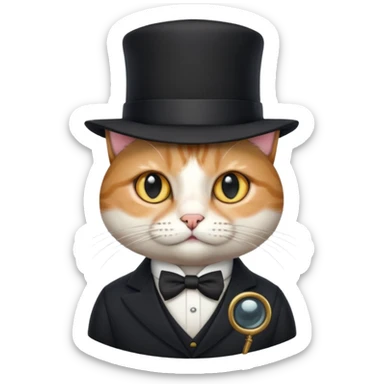 cat spy sticker