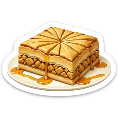 baklava slice  sticker