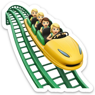 Fury 325 roller coaster sticker