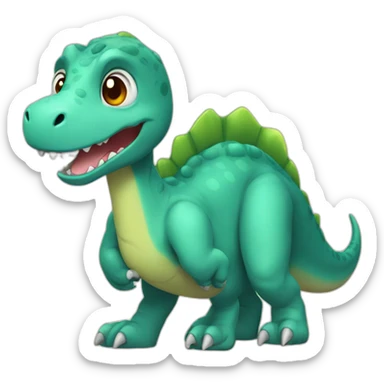 dinosaur adorable adopted  sticker