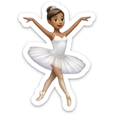 Balerina sticker