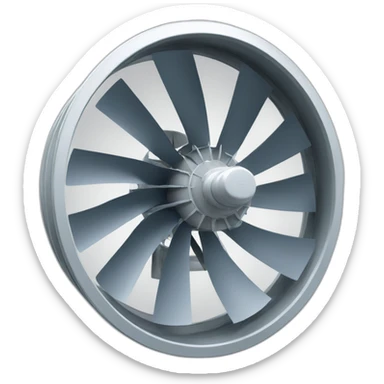 vertical aero turbine sticker