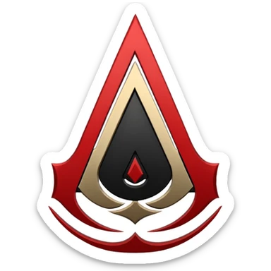 Assassin's creed simbol emoji sticker