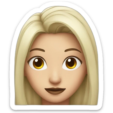 spider women face sticker