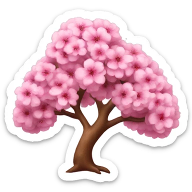 cherry tree sticker