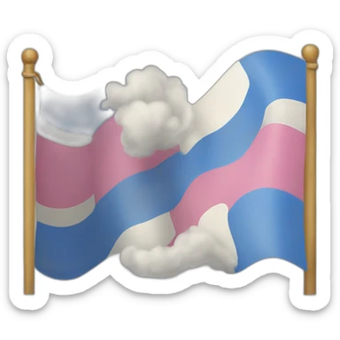 transgender serbia flag sticker