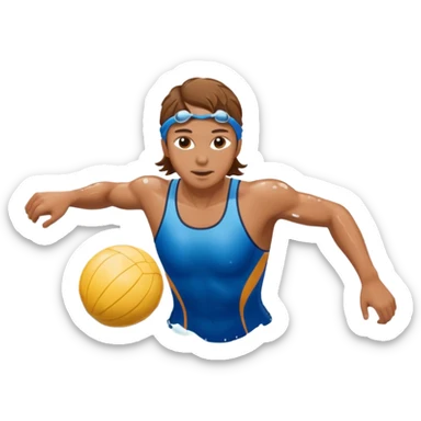 swimmer with water Athlete in Action sticker