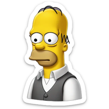 Ome Simpson sticker