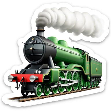 Steam Train - Flying Scotsman (Model Year: 2022) (Iconic colour: Green) sticker