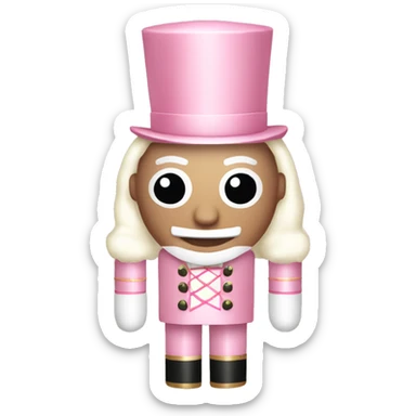Light pink nutcracker  sticker