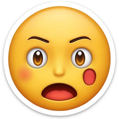 Terrible emoji sticker