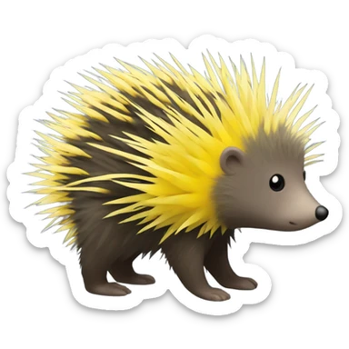 Banana porcupines  sticker