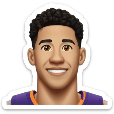 Devin Booker face sticker