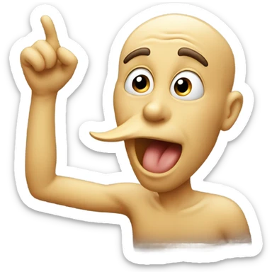 Emoji whispering sticker