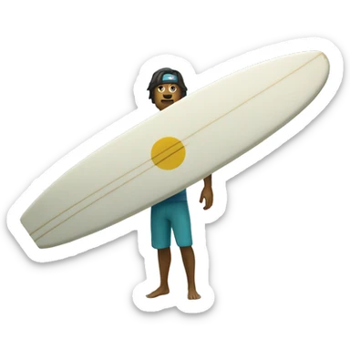 Planche de surf sticker