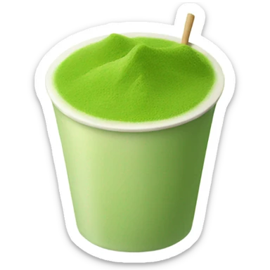Matcha sticker