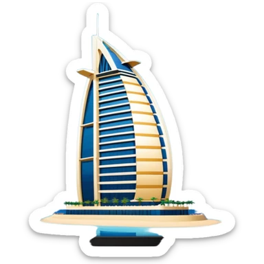 burj al arab sticker