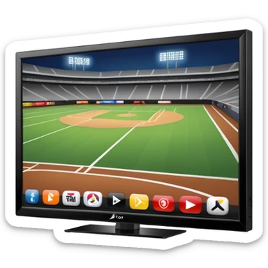 smart tv live sticker