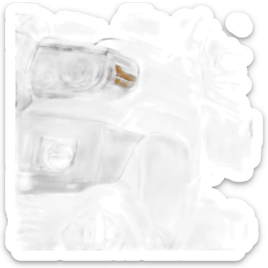 WHITE TOYOTA TUNDRA 2020 ON 33 INCH WHEELS sticker