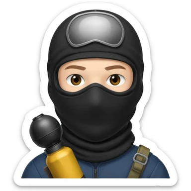 Russel from F1 Mercedes Team as a terrorist from csgo sticker
