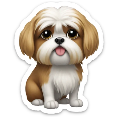 Shitzu dog  sticker