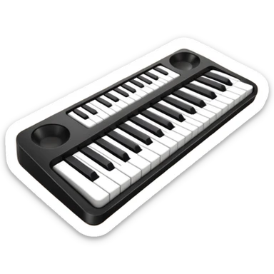 music keyboard sticker