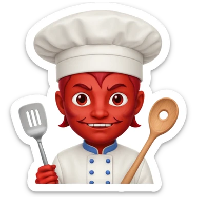 DEVIL CHEF  sticker