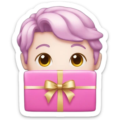 Birthday present sticker