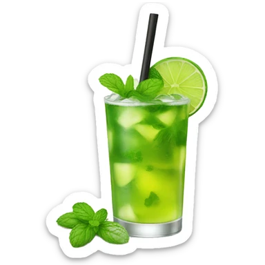 Chat noir mojito sticker