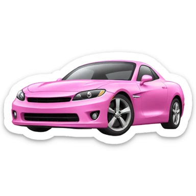 pink car sticker