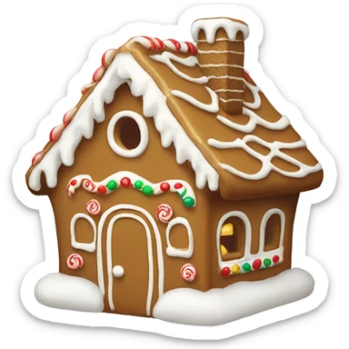gingerbread house sticker