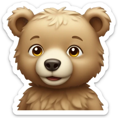 Lovely little bear sticker