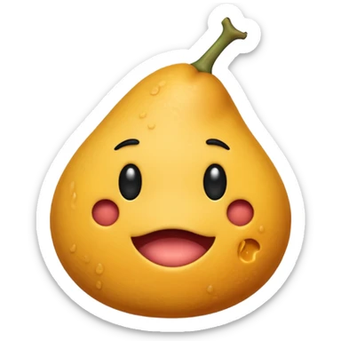 An emoji symbolizing a prostate sticker