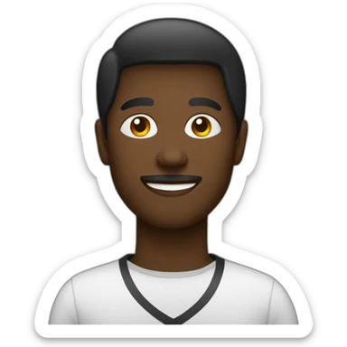 Personne habillé en noir sticker