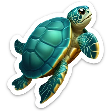 tortue de mer sticker