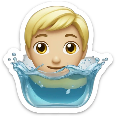 bouteille d'eau sticker