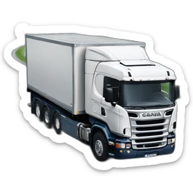 Camion scania v8 sticker