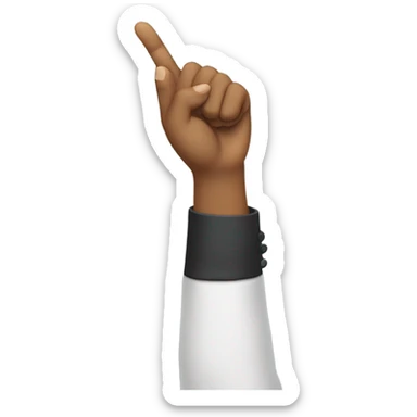 Salute with left hand sticker