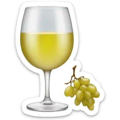 Whitewine sticker
