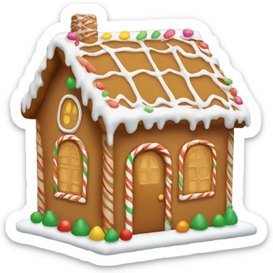 gingerbread house sticker