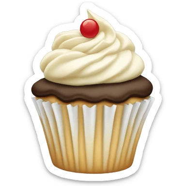vanilla cupcake sticker