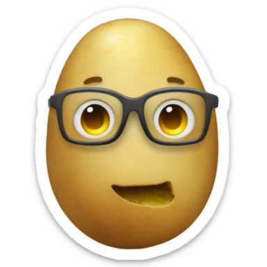 pc powered by a potato sticker