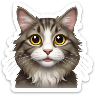 Maincoon cat sticker