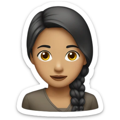 Indonesian woman sticker