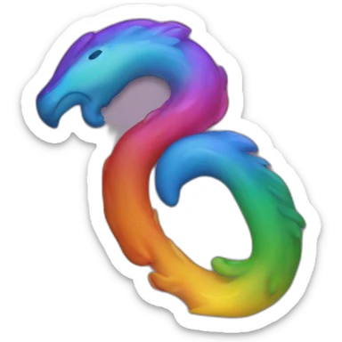 Gay Pride dungeons and dragons symbol sticker