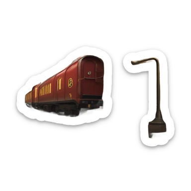 Nine and three-quarters of the platform in harry potter sticker