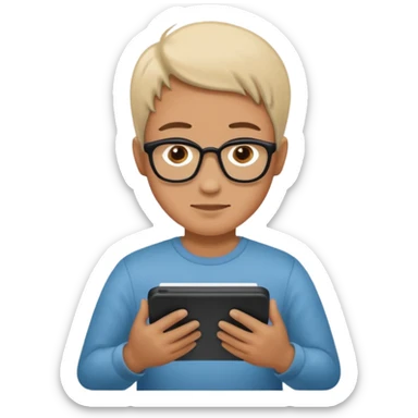 Reading kindle sticker