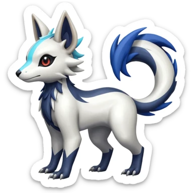 Shiny Linoone-Absol-Trico-Hybrid (Full body) sticker